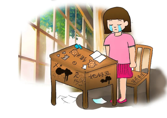 ▶ 恶意排斥、恐吓、威胁、逼迫、孤立他人,影响他人参加学校活动或者社会交往。